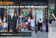 ¡Dulce o truco! Los chicos llenaron de disfraces el estudio de InfoBrandsen Chicos disfrazados por Halloween frente al estudio de InfoBrandsen en Ferrari 260