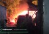 Incendio vehicular en el barrio Los Aromos: se prendió fuego un vehículo estacionado en una vivienda Incendio de un vehículo en el barrio Los Aromos de Brandsen