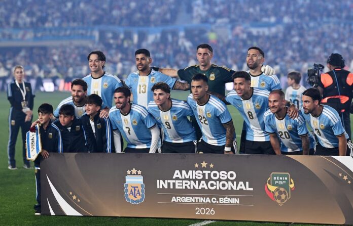 La formación argentina antes del amistoso ante Benín