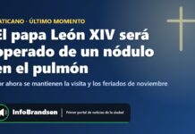 El papa León XIV será operado de un nódulo en el pulmón: qué pasa con su visita y los feriados de noviembre El papa León XIV será operado de un nódulo en el pulmón