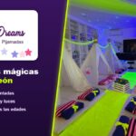Lovely Dreams: pijamadas temáticas con carpas, luces neón y juegos Pijamadas Lovely Dreams: carpas tipi, decoración neón y juegos
