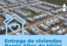 San Vicente: se entregarán las 64 viviendas a familias de la localidad
