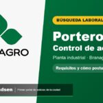 Búsqueda laboral: Branagro incorpora un portero para el control de acceso de su planta Búsqueda laboral: Portero / Control de acceso en Branagro S.A.