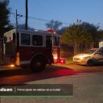 Principio de incendio de vivienda en Las Heras: fue controlado y no hubo heridos Autobomba de Bomberos Voluntarios y patrullero en Las Heras entre French y Beruti