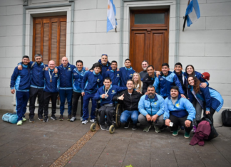 San Vicente: la delegación fue recibida tras hacer historia en los Juegos Bonaerenses