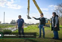 San Vicente intensifica la limpieza de arroyos y canales para prevenir inundaciones Mantegazza recorre los trabajos de limpieza de canales en San Vicente