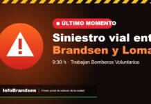Último momento: siniestro vial entre Brandsen y Loma Verde Último momento: siniestro vial entre Brandsen y Loma Verde