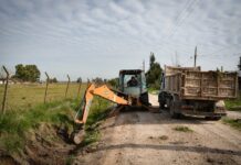 Obras hidráulicas y preventivas en Domselaar para evitar anegamientos